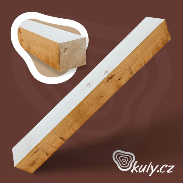 Silný dubový hranol - lavička - Obrázek 1