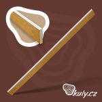 Akátové řezivo - omítané, ostrohranné